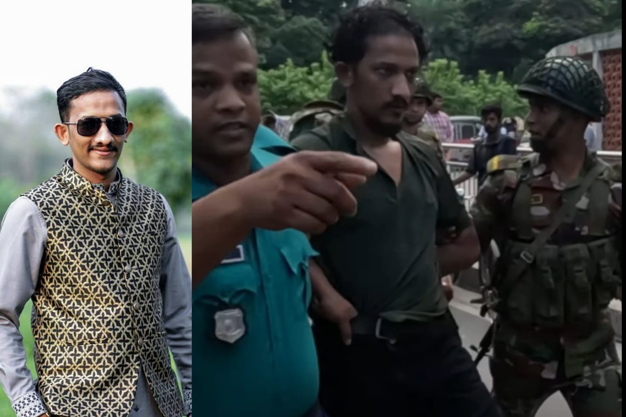 ছিনতাইকারী সন্দেহে পবিপ্রবি ছাত্রলীগ সভাপতি সাগর অস্ত্রসহ আটক